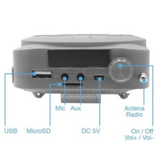 Megáfono Portátil Bluond Amplificador