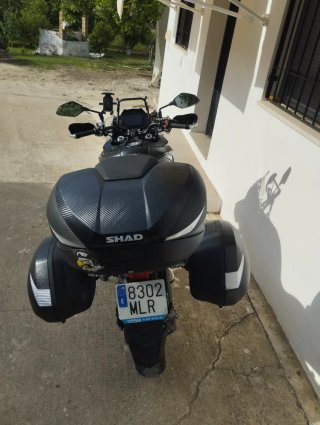Moto QJ 700cc Adventure Negra y Verde , 11556 KL.