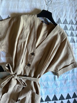 Vestito Zara Beige Taglia xs