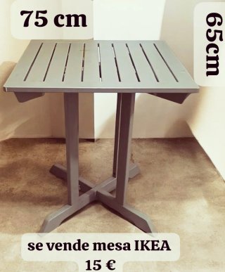 Mesa Terraza IKEA 75x65 cm