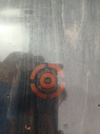 Tabla Skate Blackout 9.5 Old School