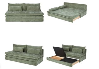 Sofá Cama 3 Plazas Maisons du Monde Verde