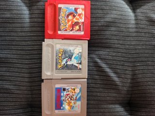 Lote Pokémon Plata y rojo + supermarioland Game Bo