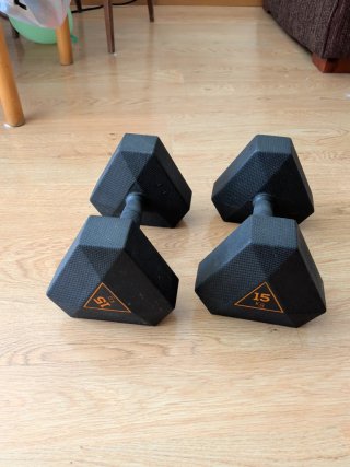 Mancuernas 15 kg