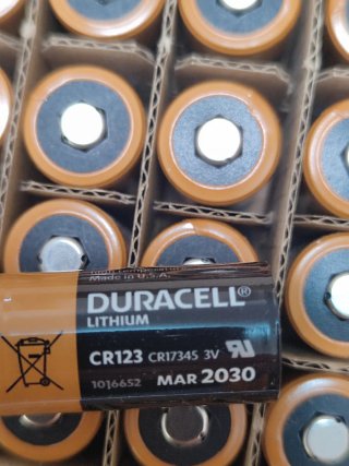 Pilas Duracell CR123A Litio