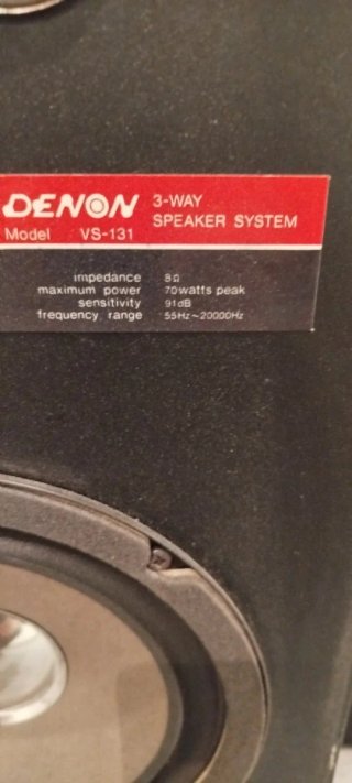 Amplificador Denon SA-3380 + 2 Altavoces VS131