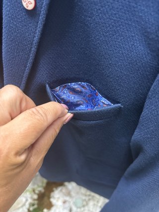 Chaqueta de vestir con coderas