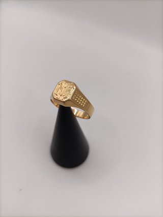 Anillo Sello de Oro de 18K- 4,12gr