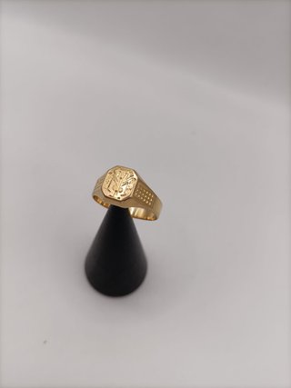 Anillo Sello de Oro de 18K- 4,12gr