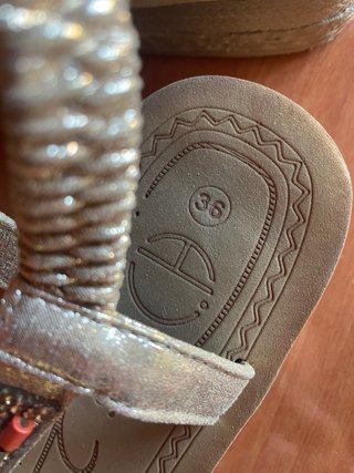 Sandalias Boho Doradas Multicolor