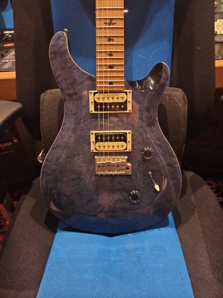 Guitarra electrica PRS SE Custom 24 Whale Blue