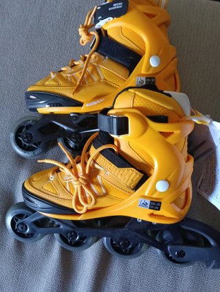 Patines en línea Oxelo amarillos