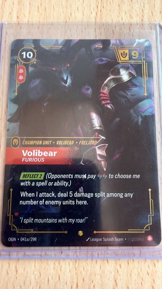 Carta de Juego Volibear Furious - League of Legend