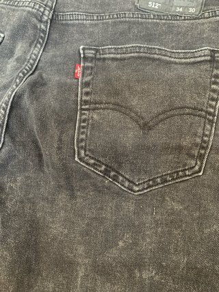 Jeans Levi's neri effetto stone washed
