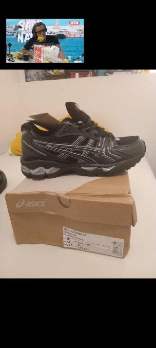 Zapatillas Asics Gel Kayano 14 Número 43  Negras