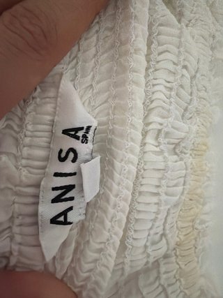 Top ANISA blanco encaje talla S / 36 / 8