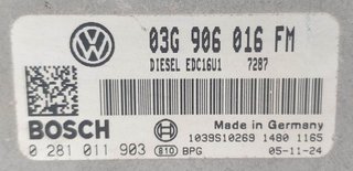 CENTRALITA MOTOR UCE VOLKSWAGEN VOLKSWAGEN JETTA (1K2) 2005-2010