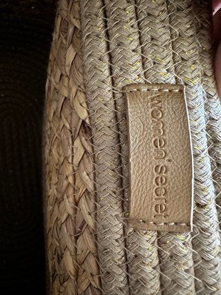 Capazo playa Women'secret beige/marrón