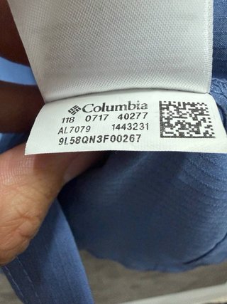 Camisa Columbia Manga Larga Hombre