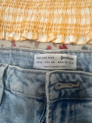 Conjunto top y shorts vaqueros