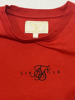 Camiseta SikSilk Roja Talla S