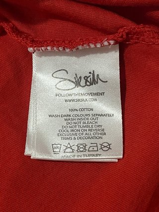 Camiseta SikSilk Roja Talla S