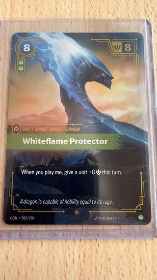 Carta Whiteflame Protector OGN 082/298