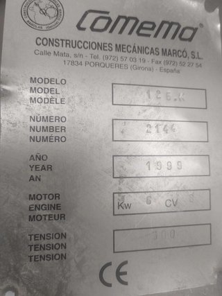 Amasadora Volquete COMEMA