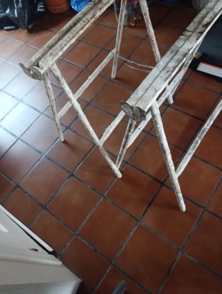 Caballete de hierro de 0.80m