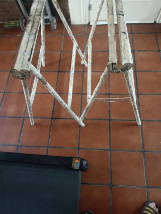 Caballete de hierro de 0.80m
