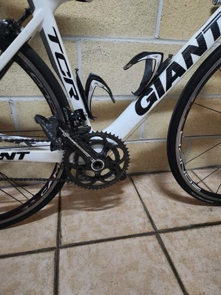 Bicicleta de carretera Giant TCR Blanca