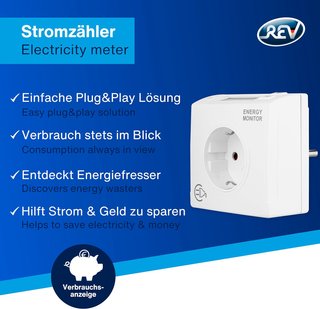 Medidor de electricidad REV