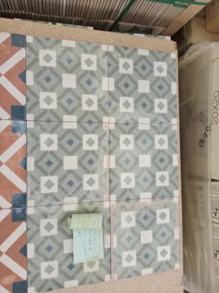 Oferta suelo imitación hidráulico decir verde