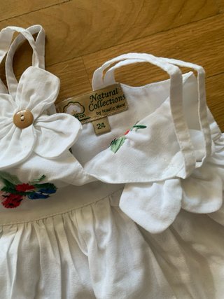 Vestido y peto bebé 24 meses