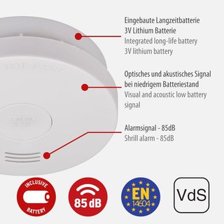 Detector de humo Brennenstuhl RM L 3100