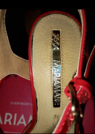 Sandalias MARIAMARE rojas tacón