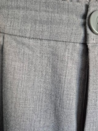 Pantalón sastre pata ancha gris Stradivarius