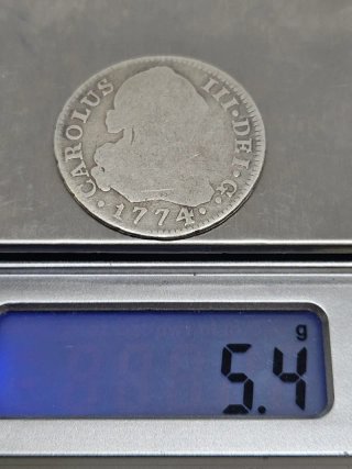 Moneda Española Carlos III 1774