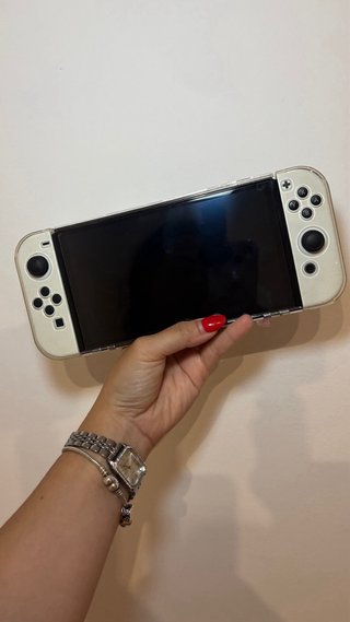 Nintendo Switch OLED Argento/Bianco