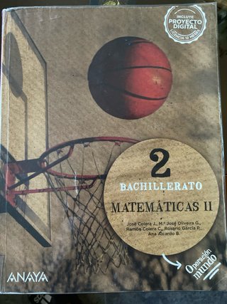 Matemáticas II. 2o de Bachillerato