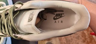 Nike Air Force 1 The North Face Verde/Blanco