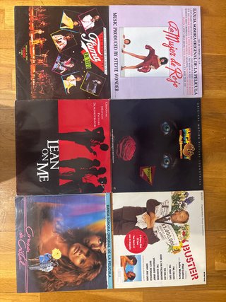 Lote 6 Vinilos BSO Películas