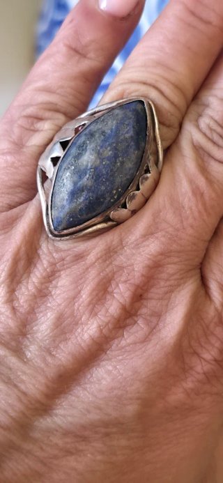 Autentico anillo navajo lapislázuli