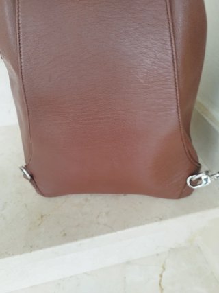 Mochila Barada Piel Ubrique Marrón