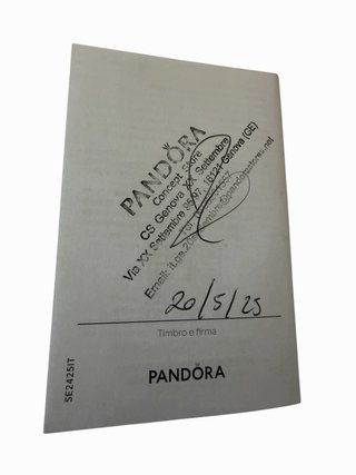 Charm Pandora Sparkling Bow Oro NUOVO
