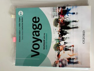 Libros Voyage Coursebook + DVD y Woorkbook. B1+