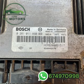 0281011890 centralita UCE renault trafic II 2.5dci 140cv G9U