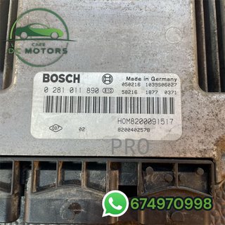 0281011890 centralita UCE renault trafic II 2.5dci 140cv G9U