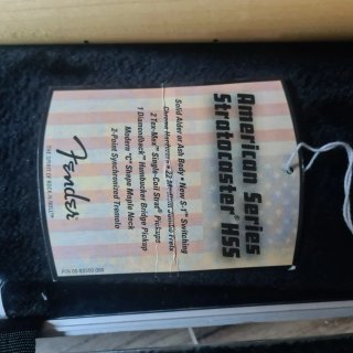 Fender Stratocaster 60Anv HSS USA