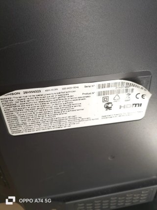Televisor Thomson 26 Negro